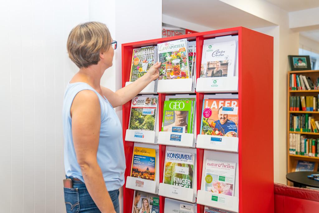 Innenansicht der Bücherei