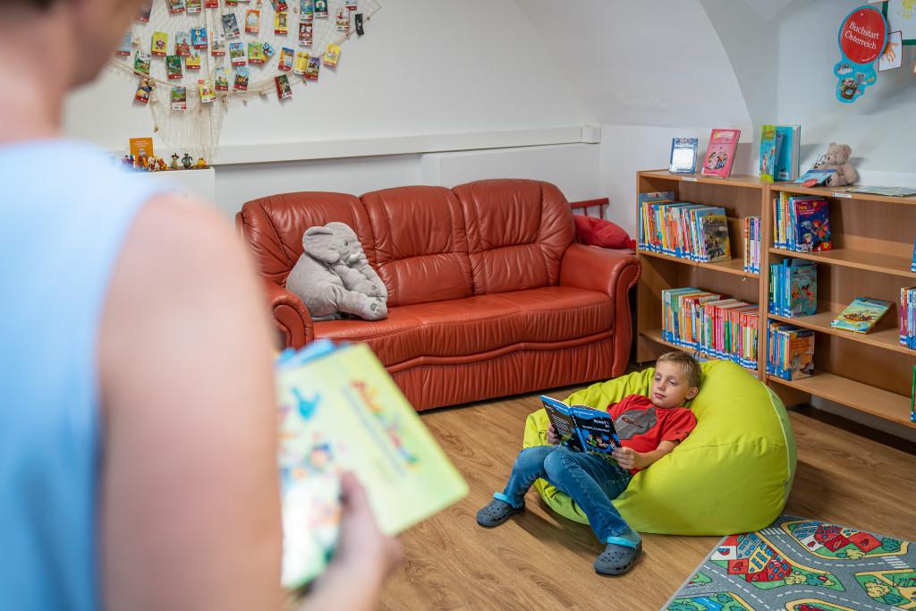 Innenansicht der Bücherei