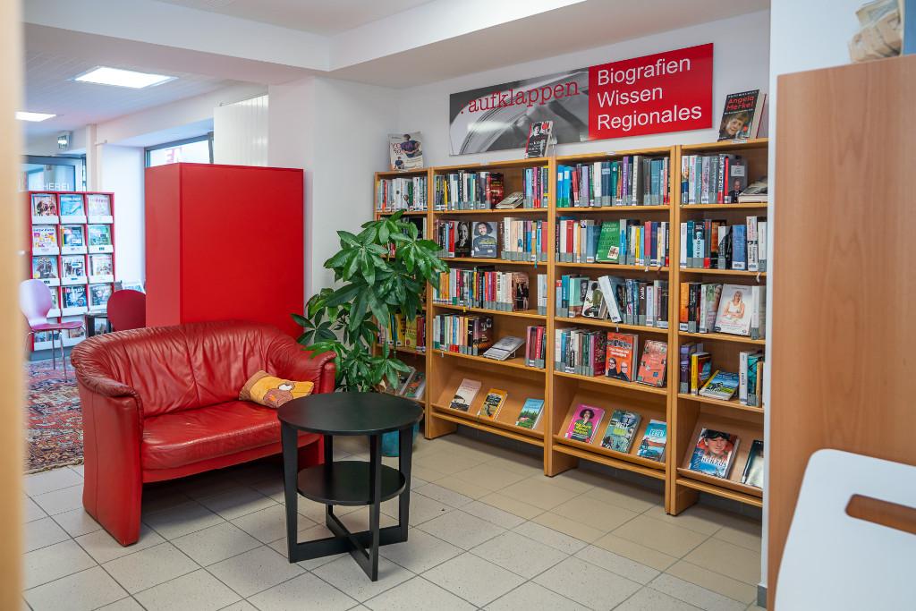 Innenansicht der Bücherei