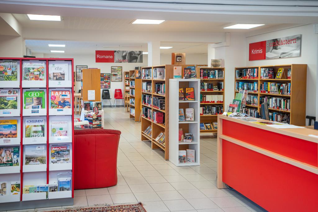 Innenansicht der Bücherei