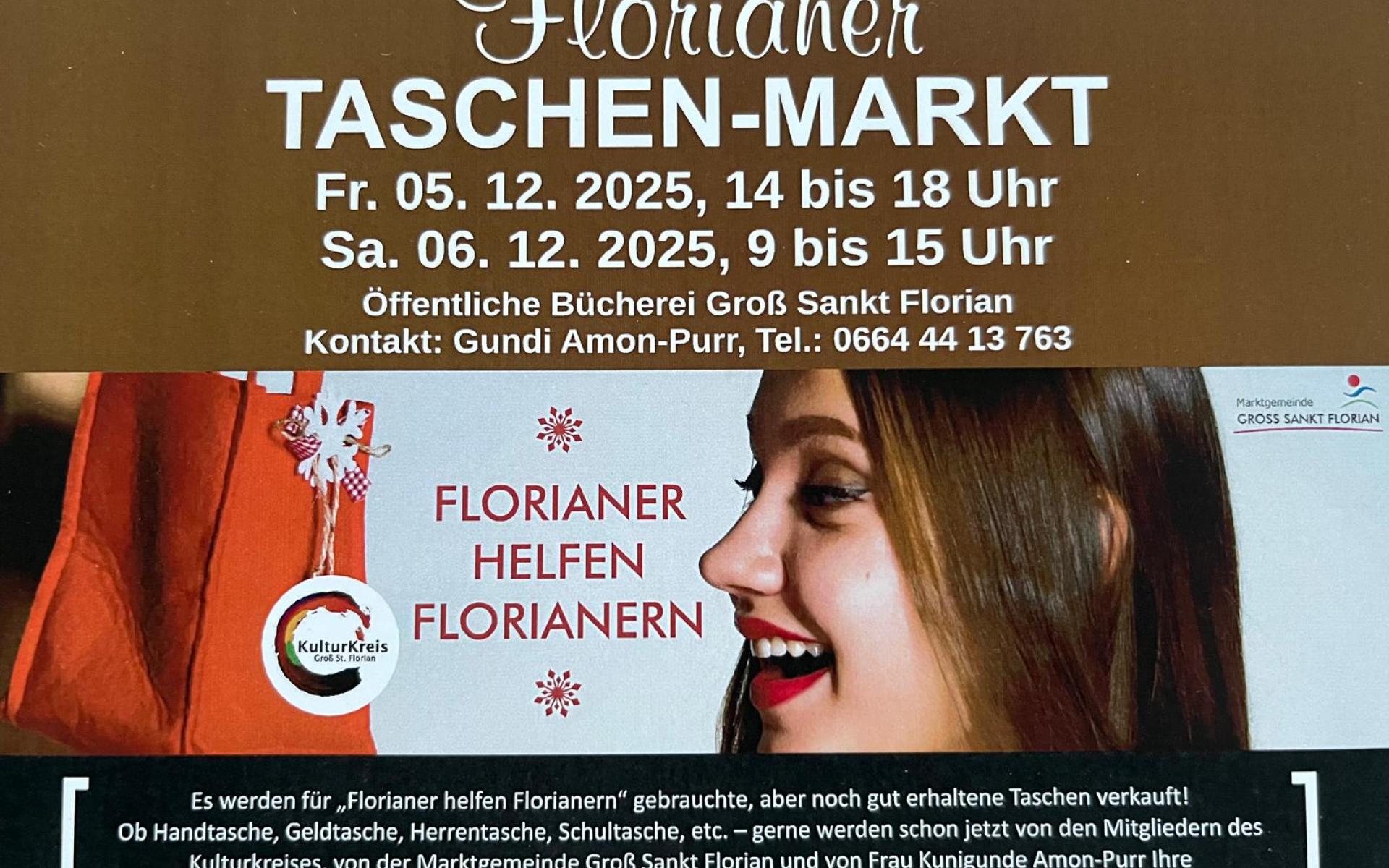Plakat Taschenmarkt