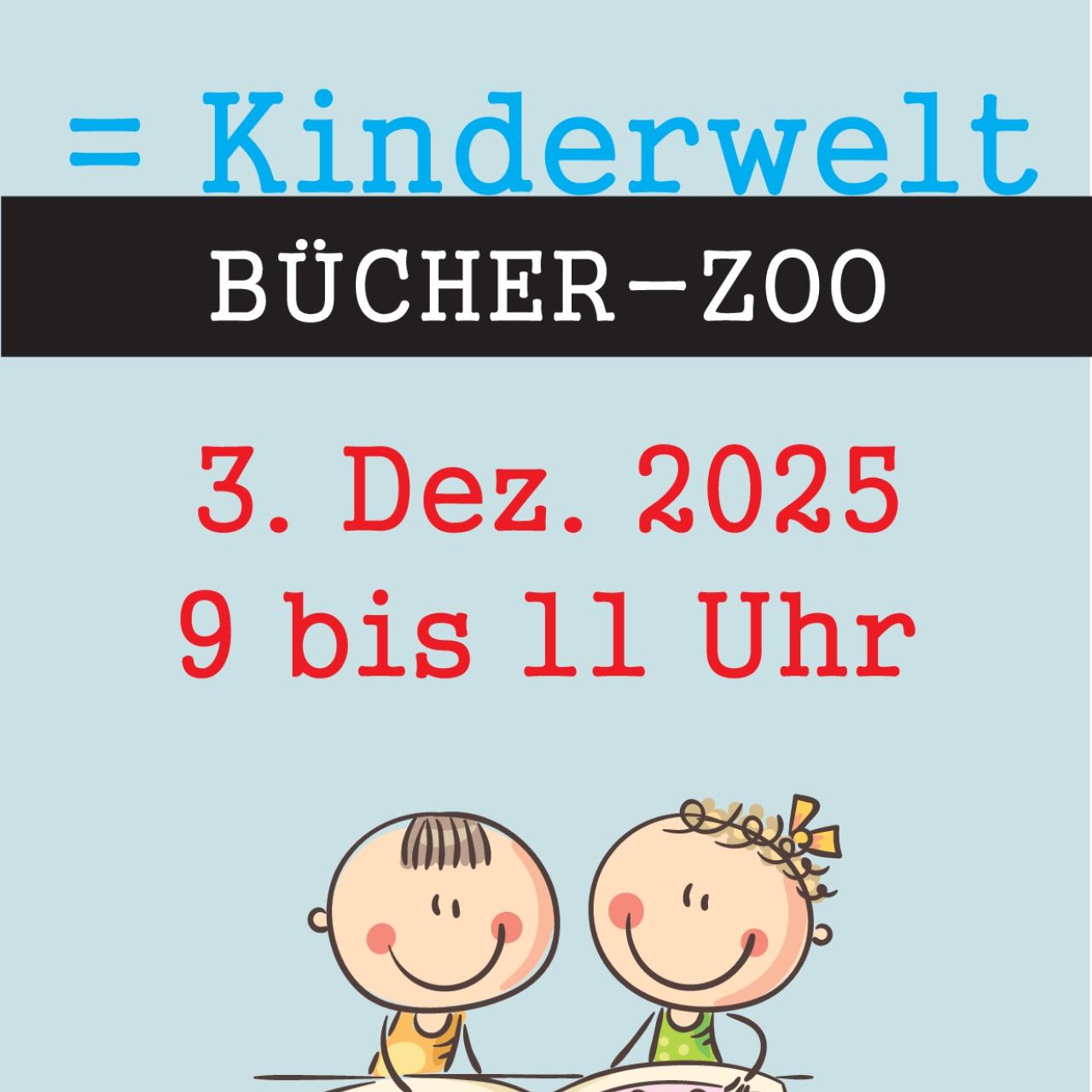 Plakat Bücherzoo