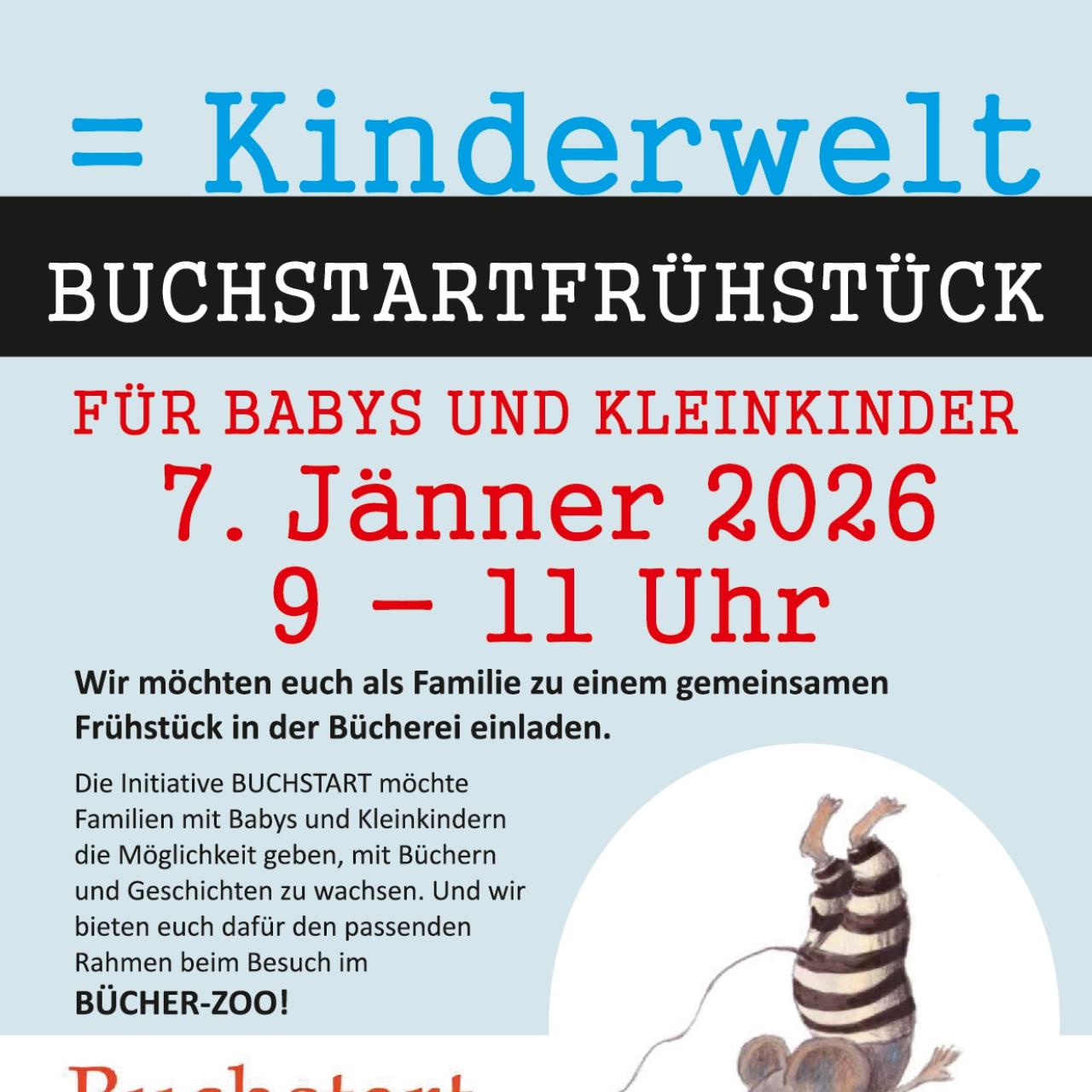Plakat Buchstartfrühstück